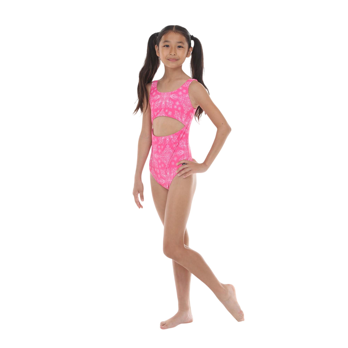 Tween Cutout One-Piece Swimsuit