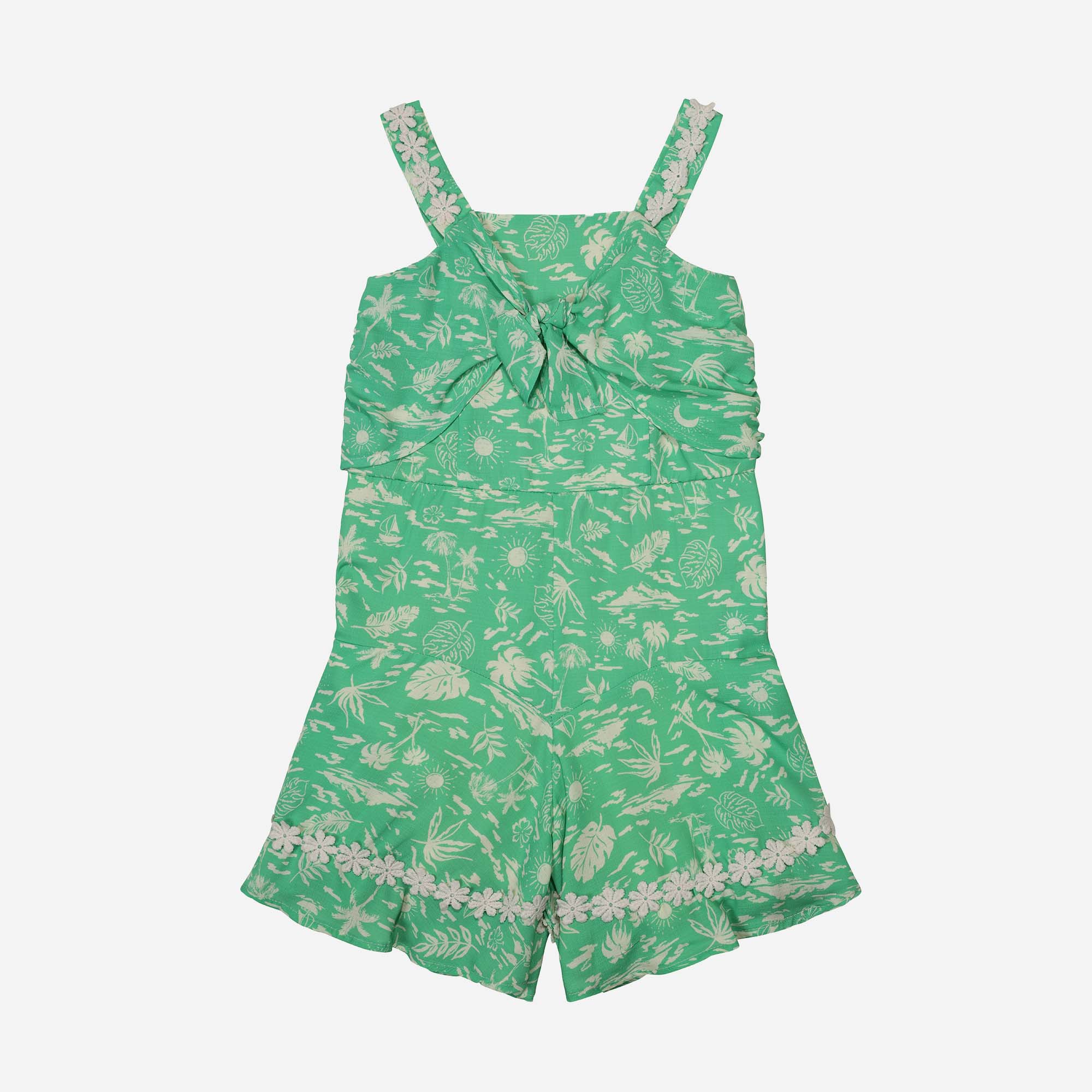 Tween Knot Front Romper