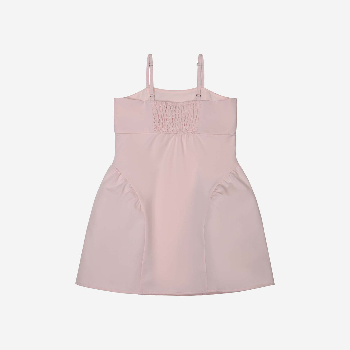 Tween Side Shirred Bow Front Dress