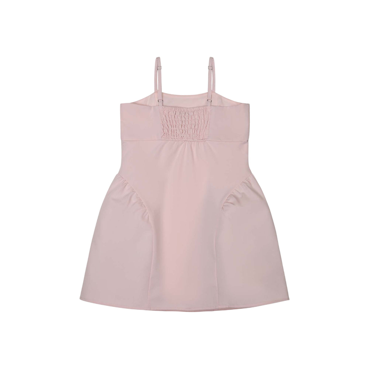 Tween Side Shirred Bow Front Dress