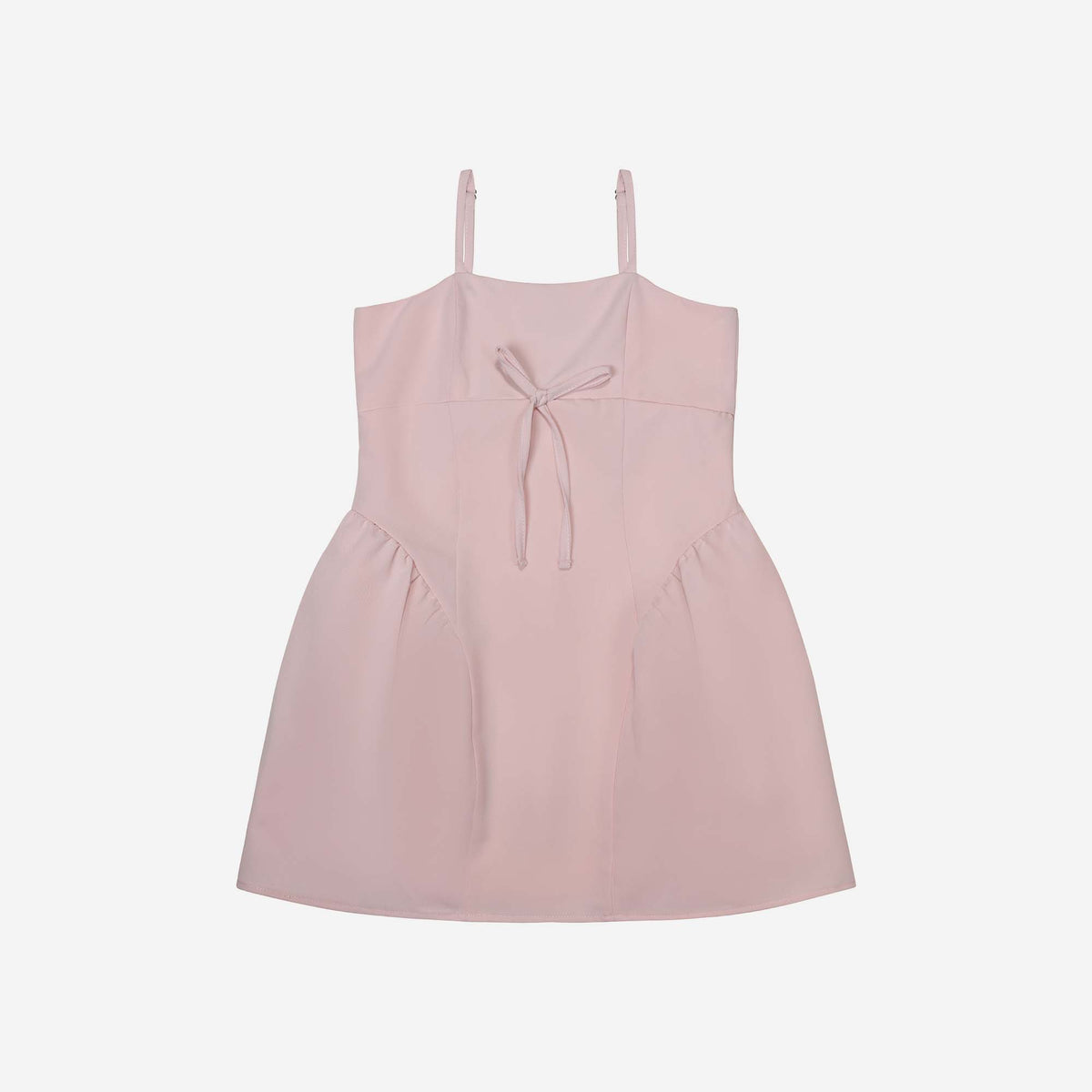 Tween Side Shirred Bow Front Dress