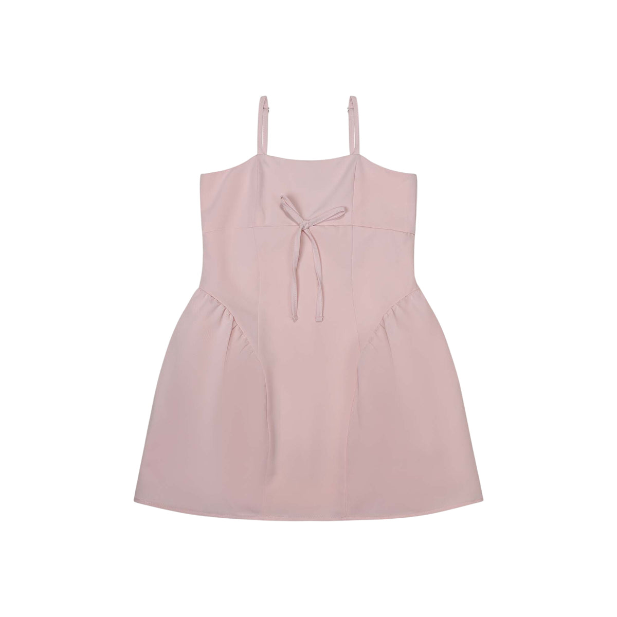 Tween Side Shirred Bow Front Dress