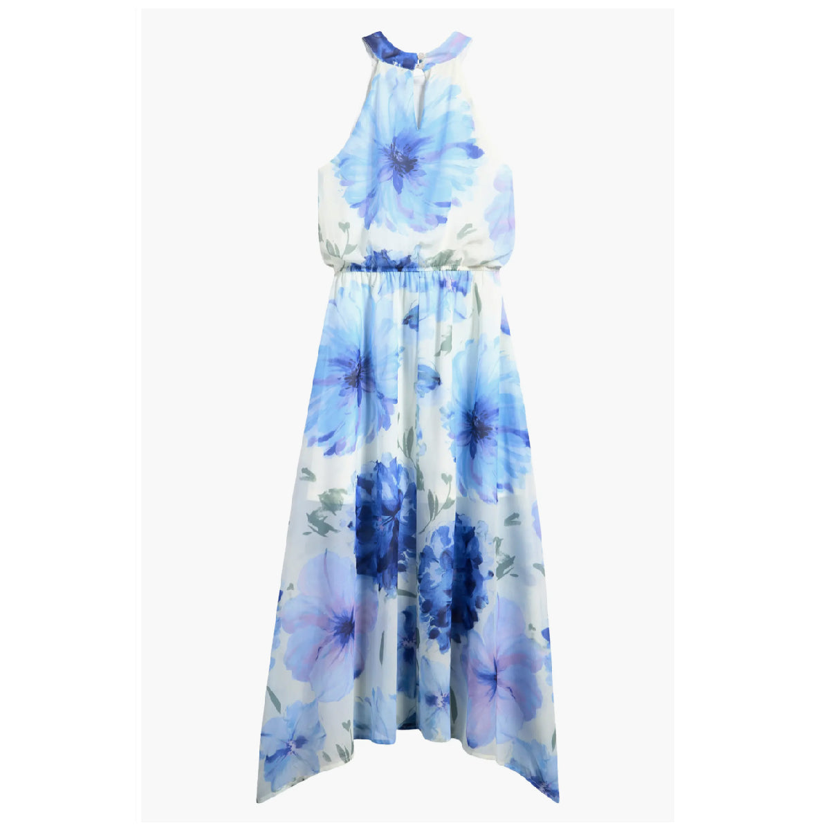 Tween Floral Halter Maxi Dress