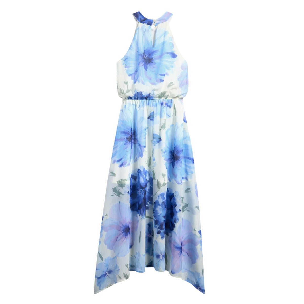 Tween Floral Halter Maxi Dress