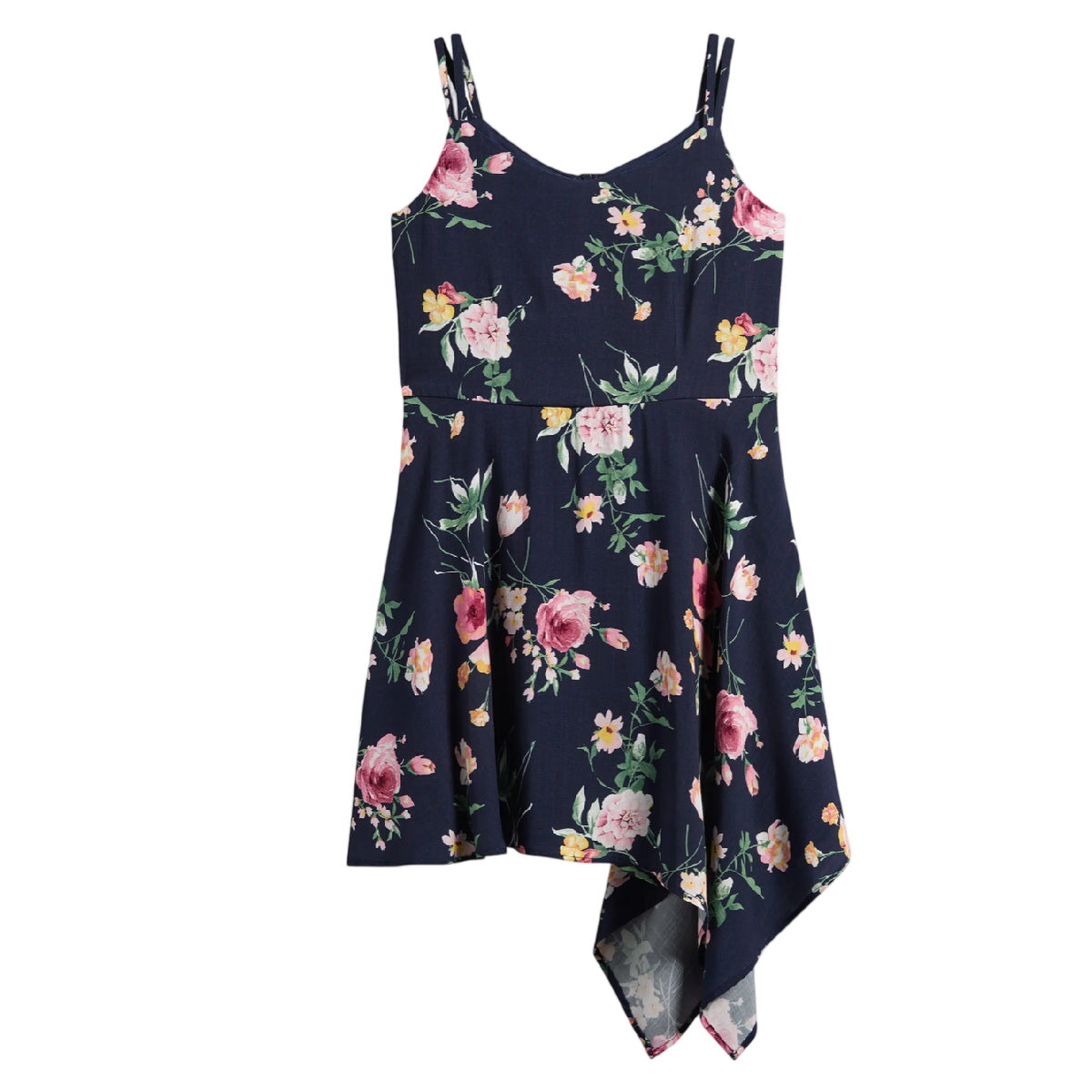 Tween Asymmetric Sleeveless Dress
