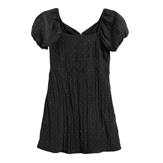 Tween Rhinestone Cutout Taffeta Party Dress