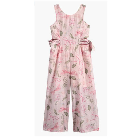 Tween Floral Wide Leg Jumpsuit