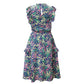 Mock Neck Ruffle Maxi