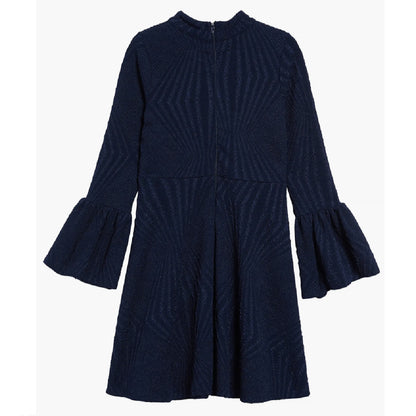Tween Long Flair Sleeve Skater Dress