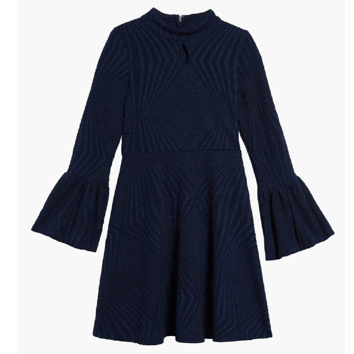 Tween Long Flair Sleeve Skater Dress