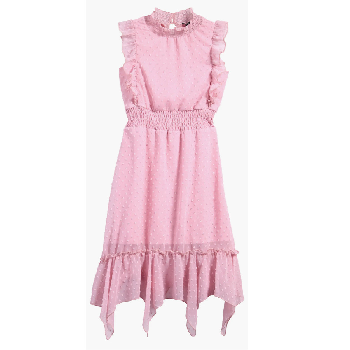 Tween Clip Dot Hankey Maxi Dress