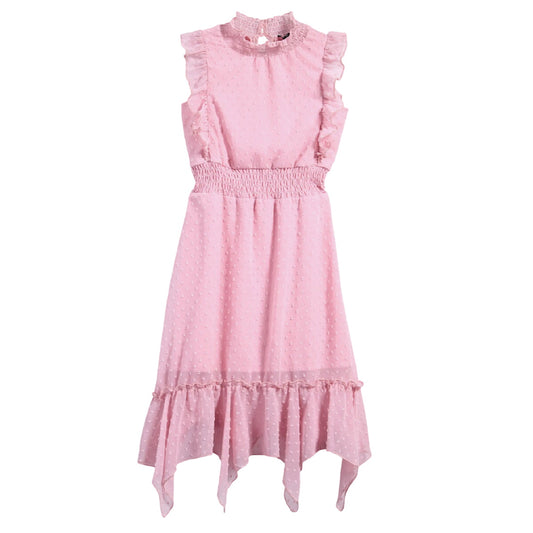Tween Clip Dot Hankey Maxi Dress