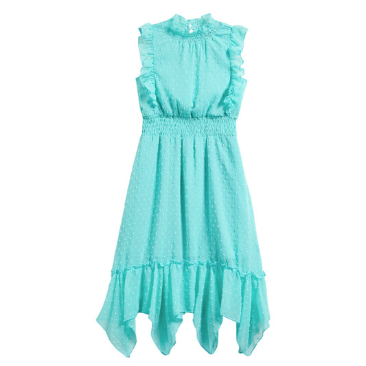 Tween Clip Dot Hankey Maxi Dress