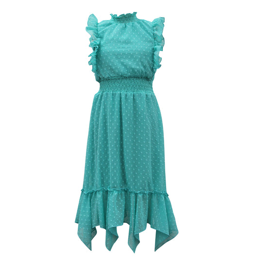 Tween Clip Dot Hankey Maxi Dress