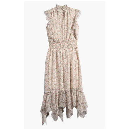 Tween Floral Print Sleeveless Chiffon Maxi