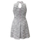 Lurex Boucle Mock Neck Skater