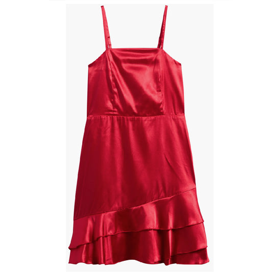 Tween Satin Baby Doll Dress