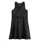 Embossed Satin A-line