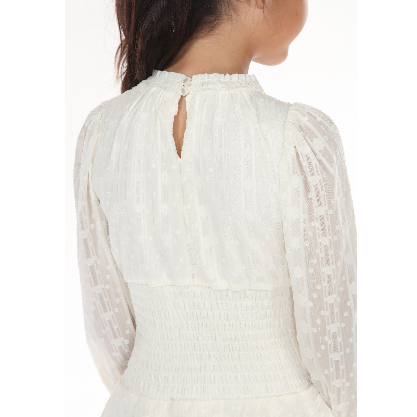 Tween Longsleeve Smocked Sneaker Dress