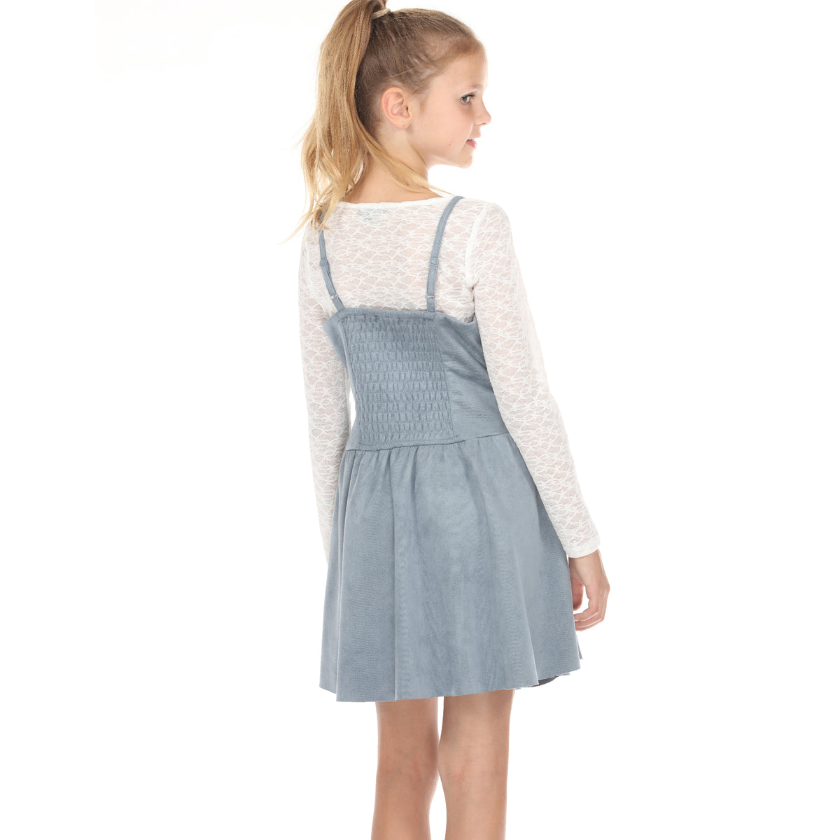 Tween Suede V-Front 2Pc