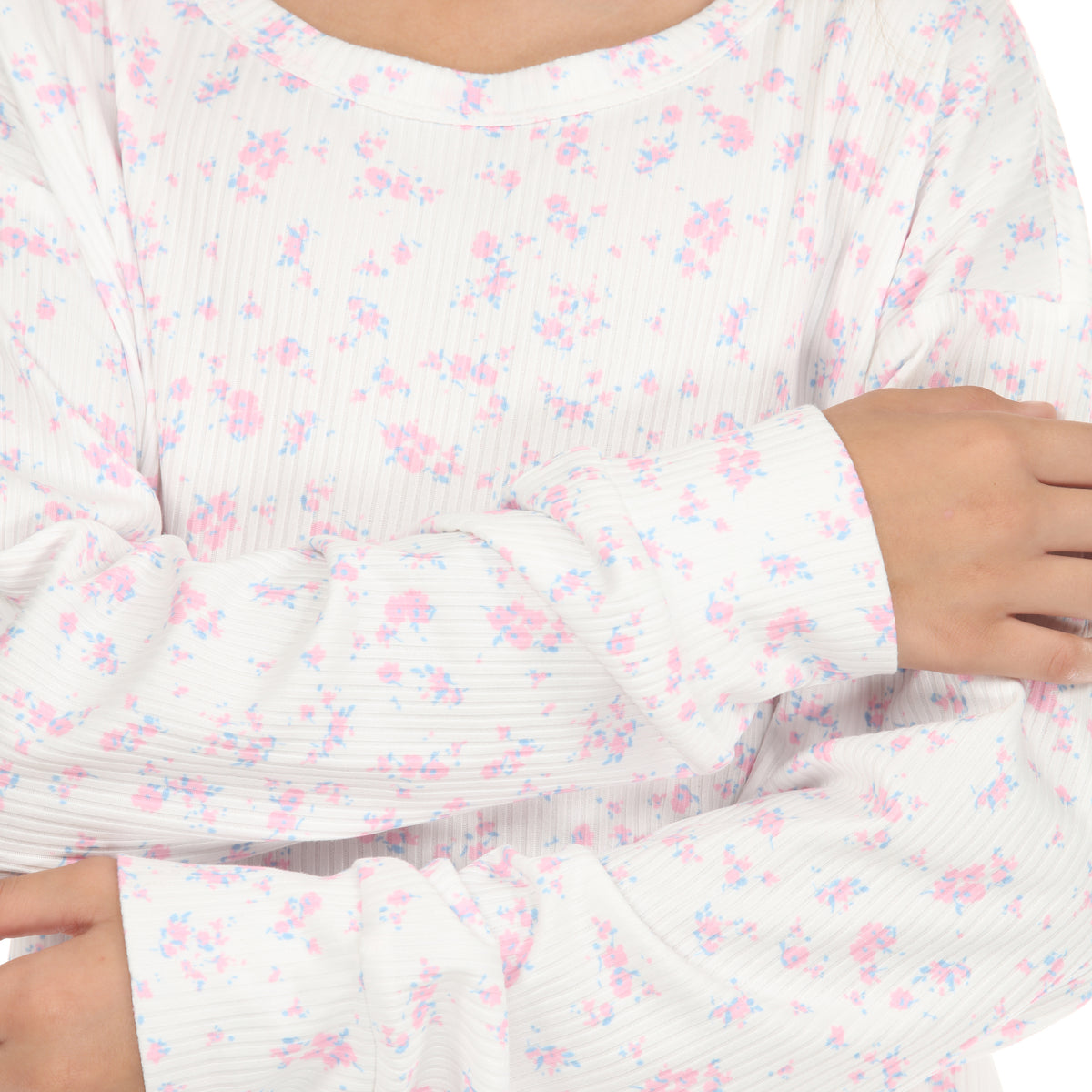 Tween Long Sleeve Top & Shorts Pajama Set