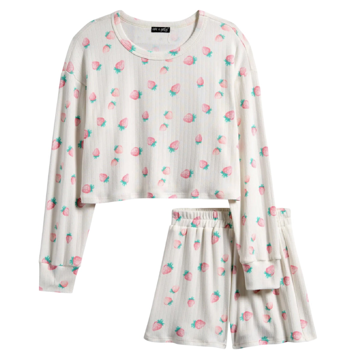 Tween Long Sleeve Top & Shorts Set