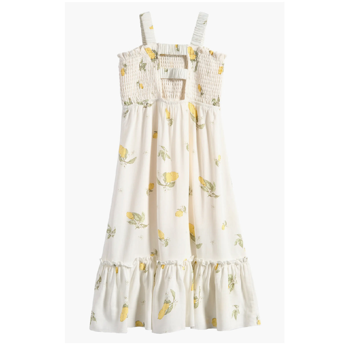 Girls Smocked Tiered Sundress