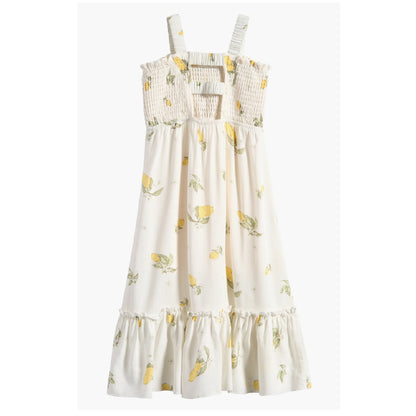 Girls Smocked Tiered Sundress