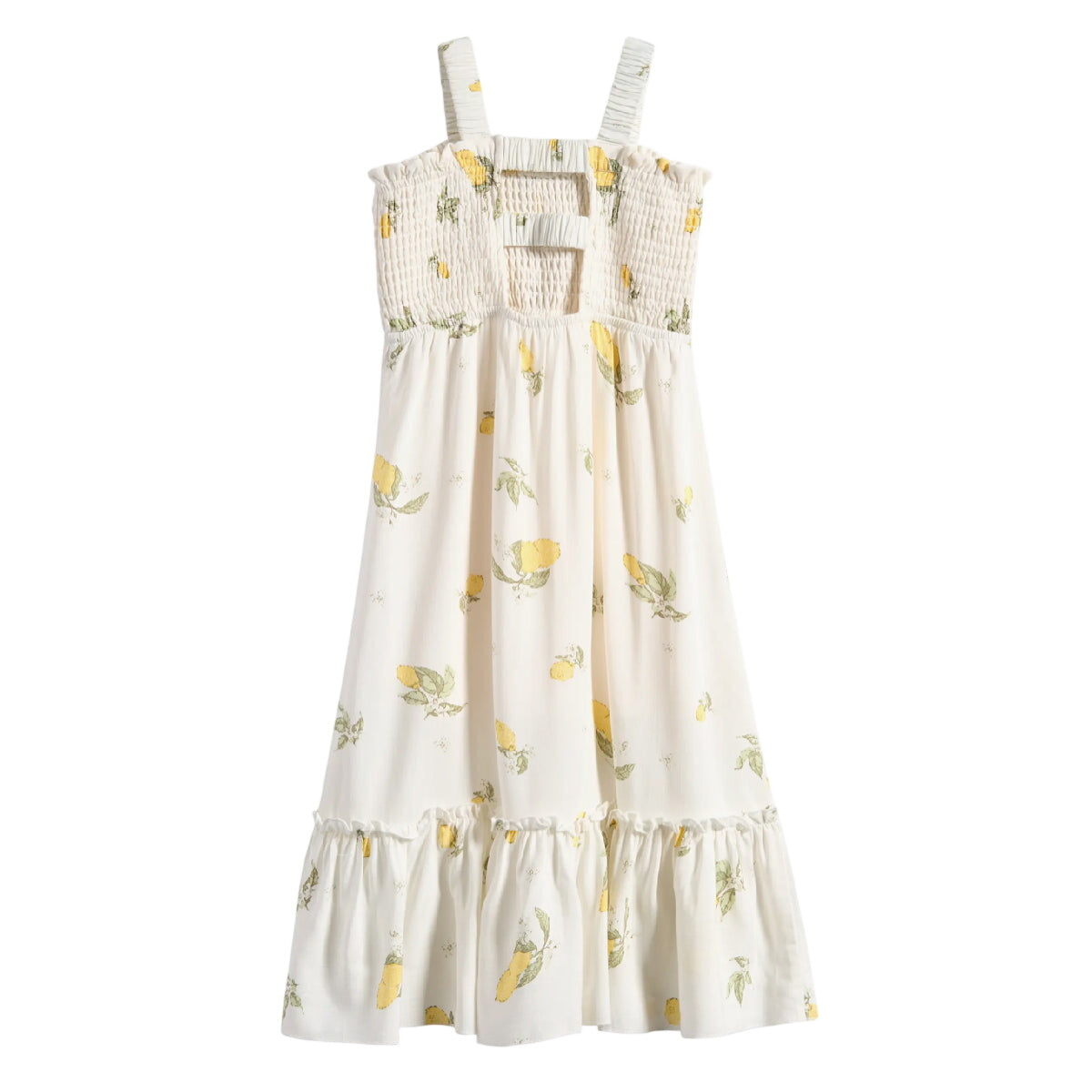 Girls Smocked Tiered Sundress