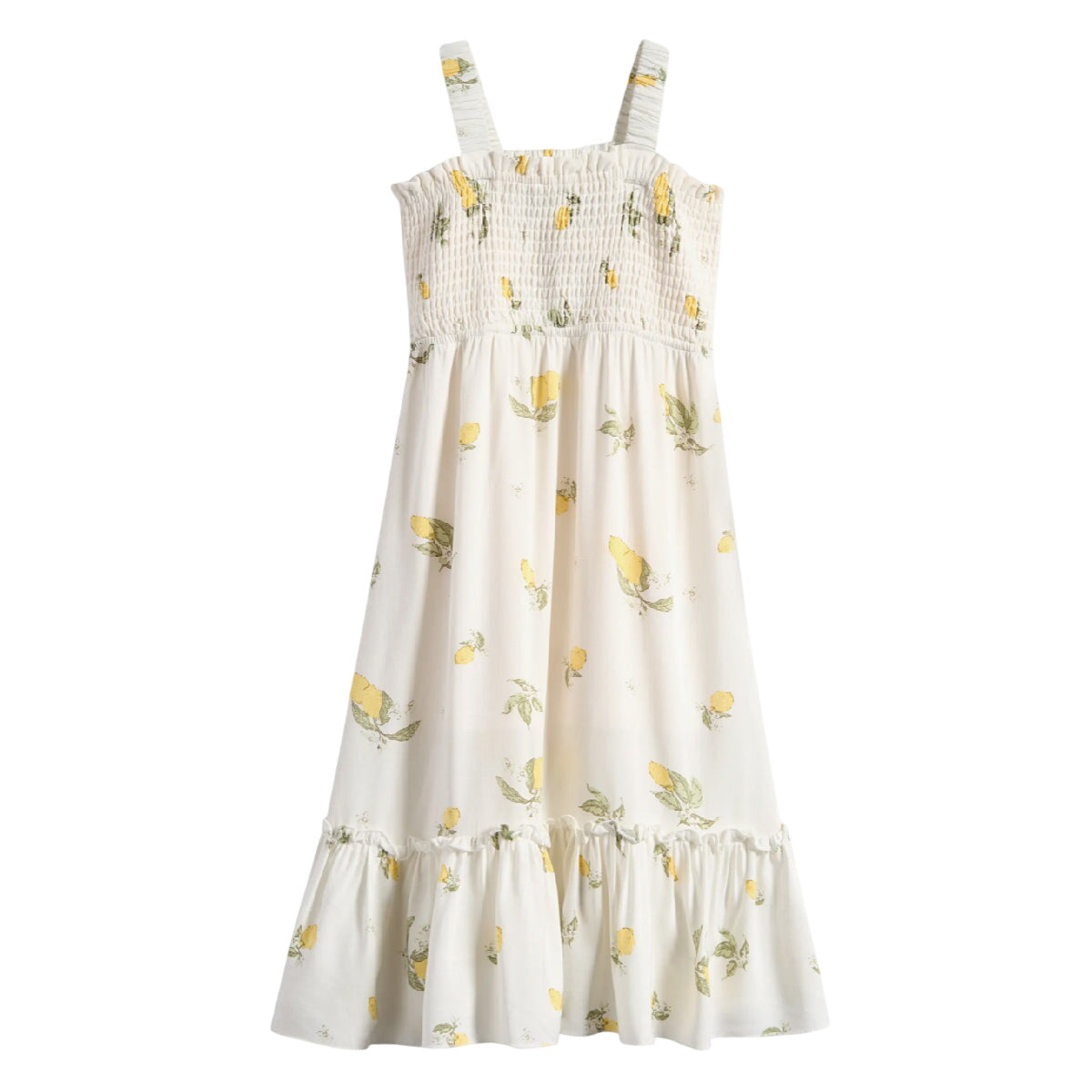 Girls Smocked Tiered Sundress