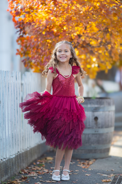 Girls Ombre Tulle with Sequin