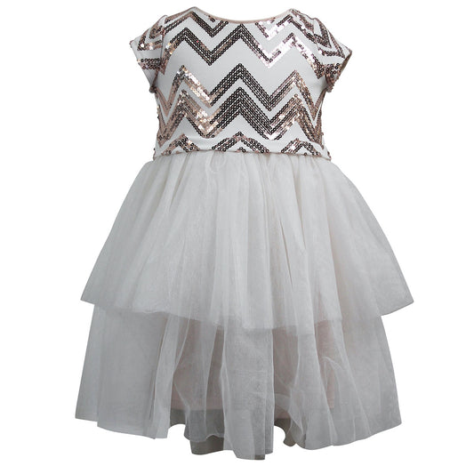 Sequin Chevron Tutu Dress