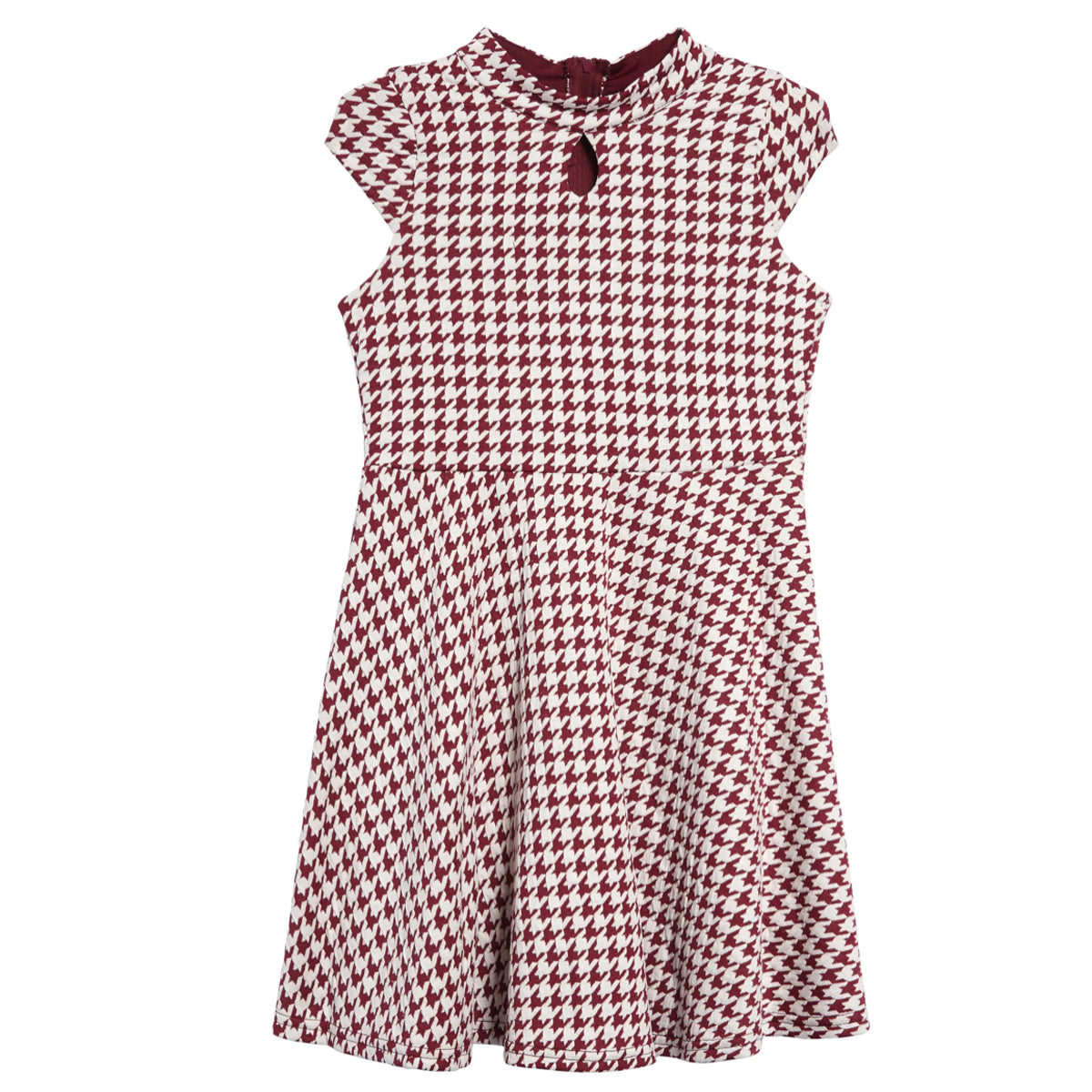 Houndstooth Skater Dress