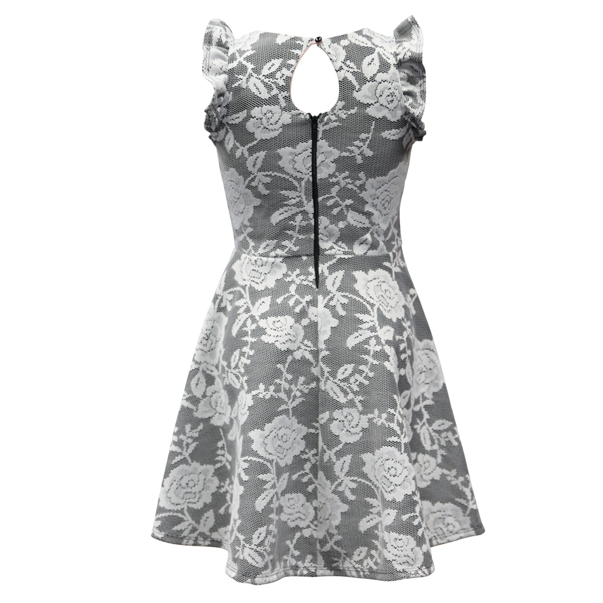 Tween Skater Dress with Keyhole