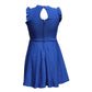 Mock Neck Skater Dress