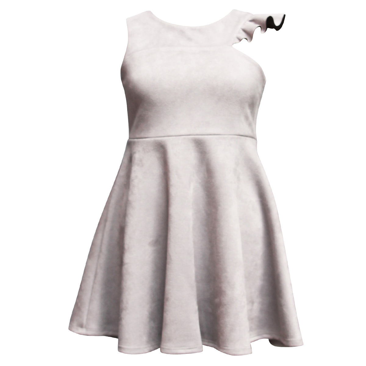 Tween Techno Suede Scuba Dress