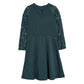 Lace Ponte Skater Dress
