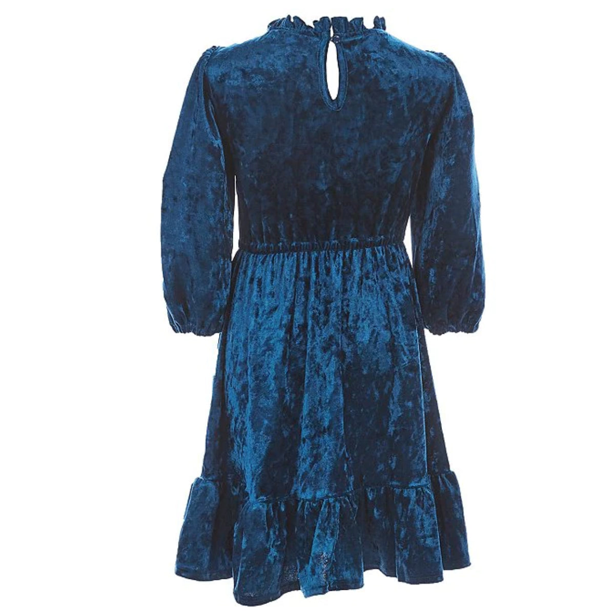 Crushed Velvet Skater Dress