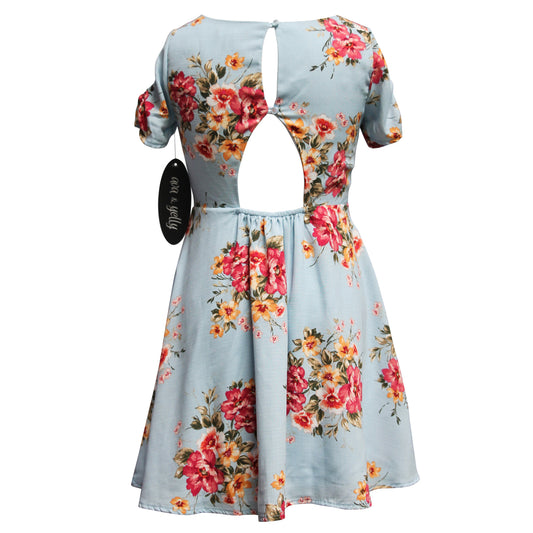 Floral Print Skater Dress