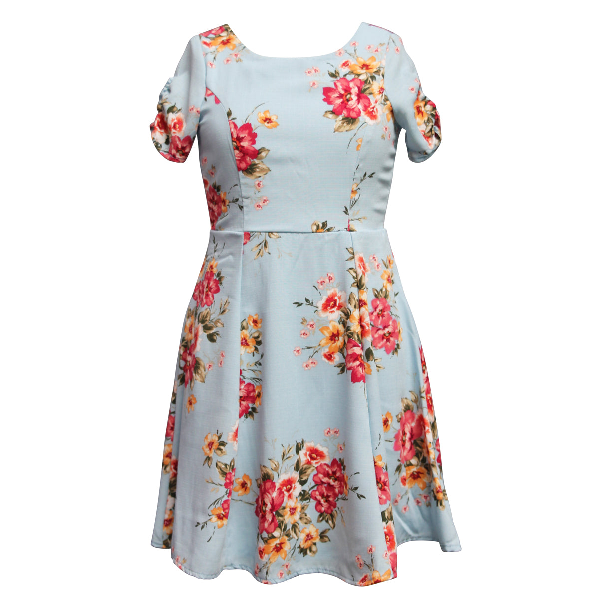 Floral Print Skater Dress